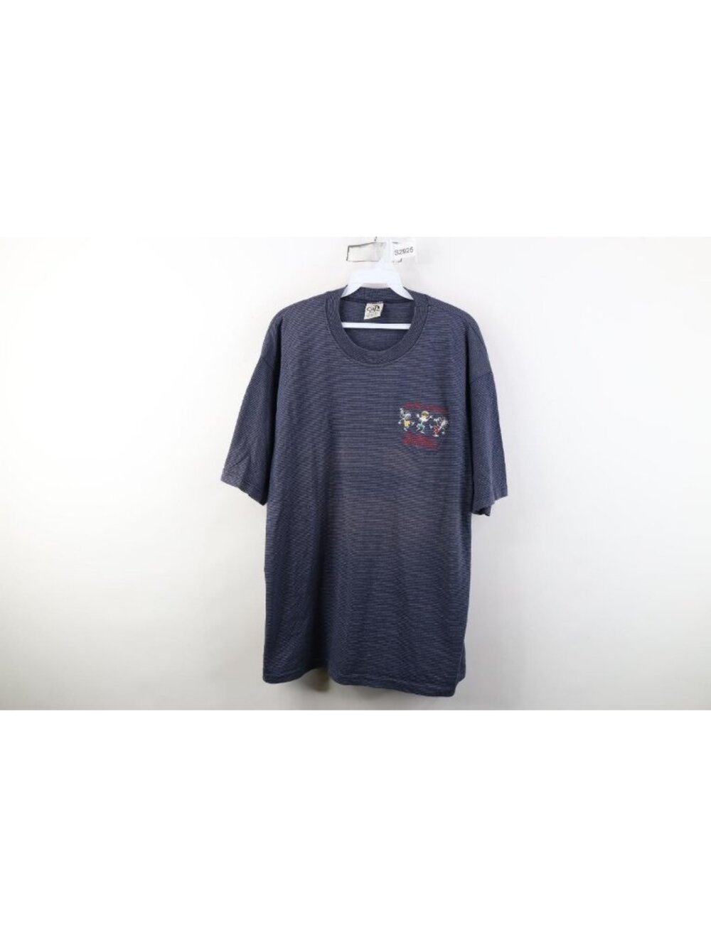 Vintage 90s Streetwear Mens Large Sun Faded Striped We Be Jammin T-Shirt USA